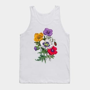 Colorful poppies Tank Top